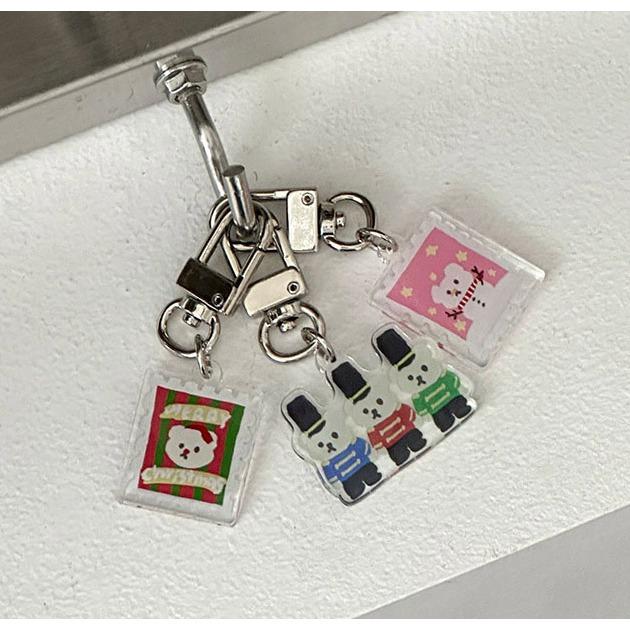 ʜᴀʀᴜᴅᴀɪʟʏ🌙 部份有貨｜MAZZZZY  muffin browine 熊熊 愛心 鑰匙圈 吊飾 掛飾-細節圖9