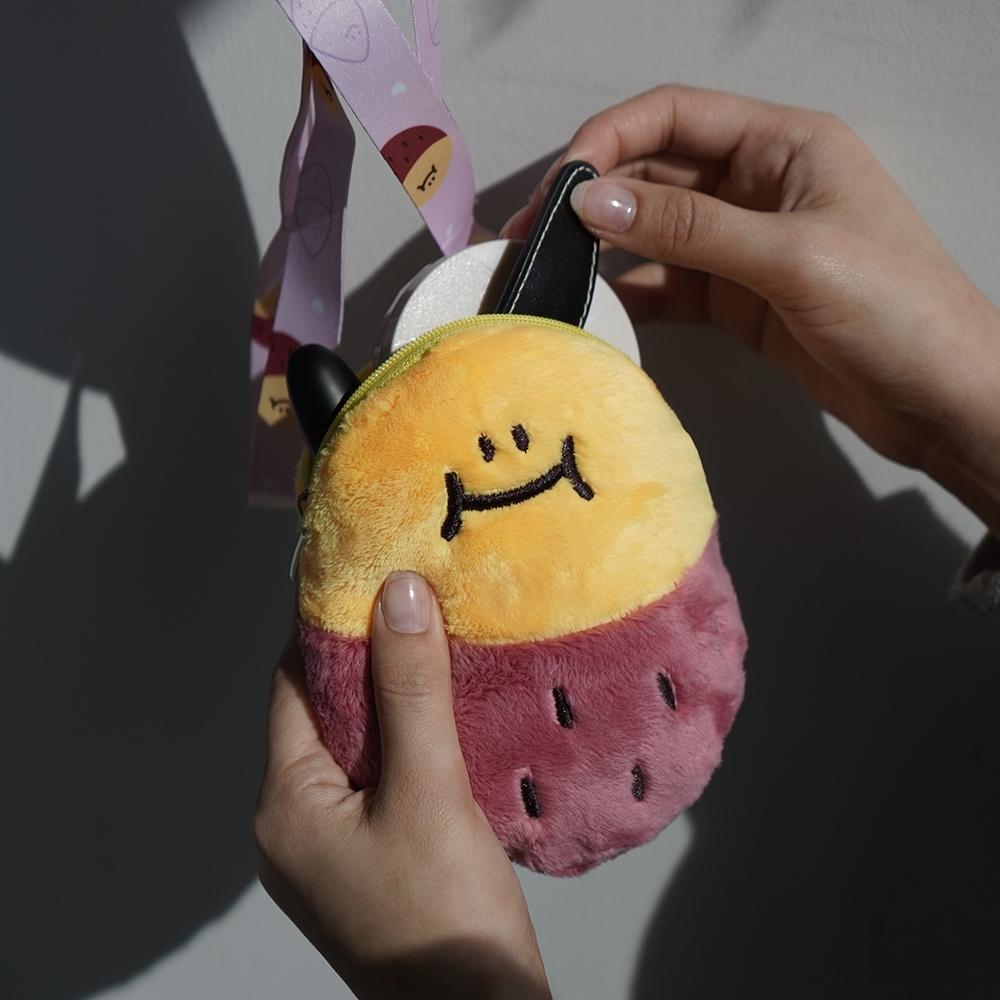 ʜᴀʀᴜᴅᴀɪʟʏ🌙 預購｜Second Morning 小檸檬 地瓜絨毛票卡夾(檸檬款/地瓜款)-細節圖2