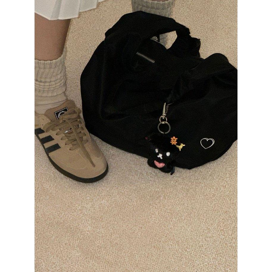 ʜᴀʀᴜᴅᴀɪʟʏ🌙預購｜MAZZZZY Signature Heart Shell Bag 愛心側背包 黑色肩背包-細節圖4