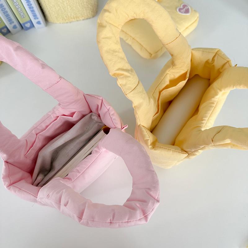 ʜᴀʀᴜᴅᴀɪʟʏ🌙  部分有貨｜secondmorning 素面泡泡手提袋 手提包 輕便提包 迷你手提包 共兩款-細節圖2