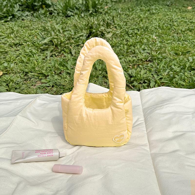 ʜᴀʀᴜᴅᴀɪʟʏ🌙  部分有貨｜secondmorning 素面泡泡手提袋 手提包 輕便提包 迷你手提包 共兩款-細節圖7