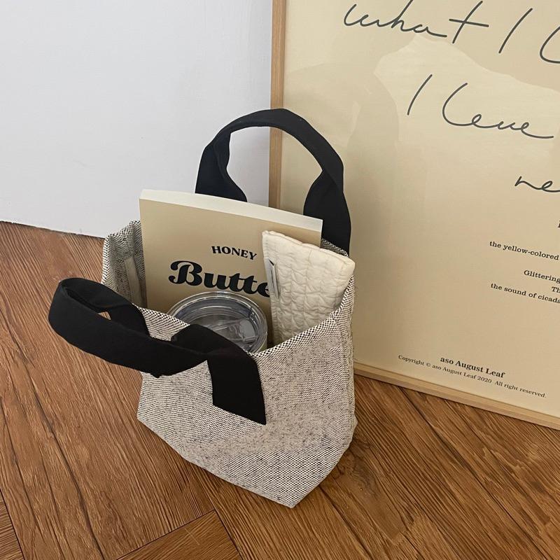 ʜᴀʀᴜᴅᴀɪʟʏ🌙 預購｜ph4.13 簡約立體小提袋 小托特包 外出手提包 輕便提包-細節圖2