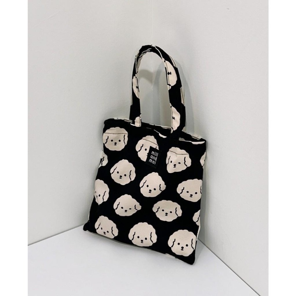 ʜᴀʀᴜᴅᴀɪʟʏ🌙 現貨｜millandmoi 可愛貴賓狗狗迷你托特包 手提袋 日常外出包 袋子-細節圖2
