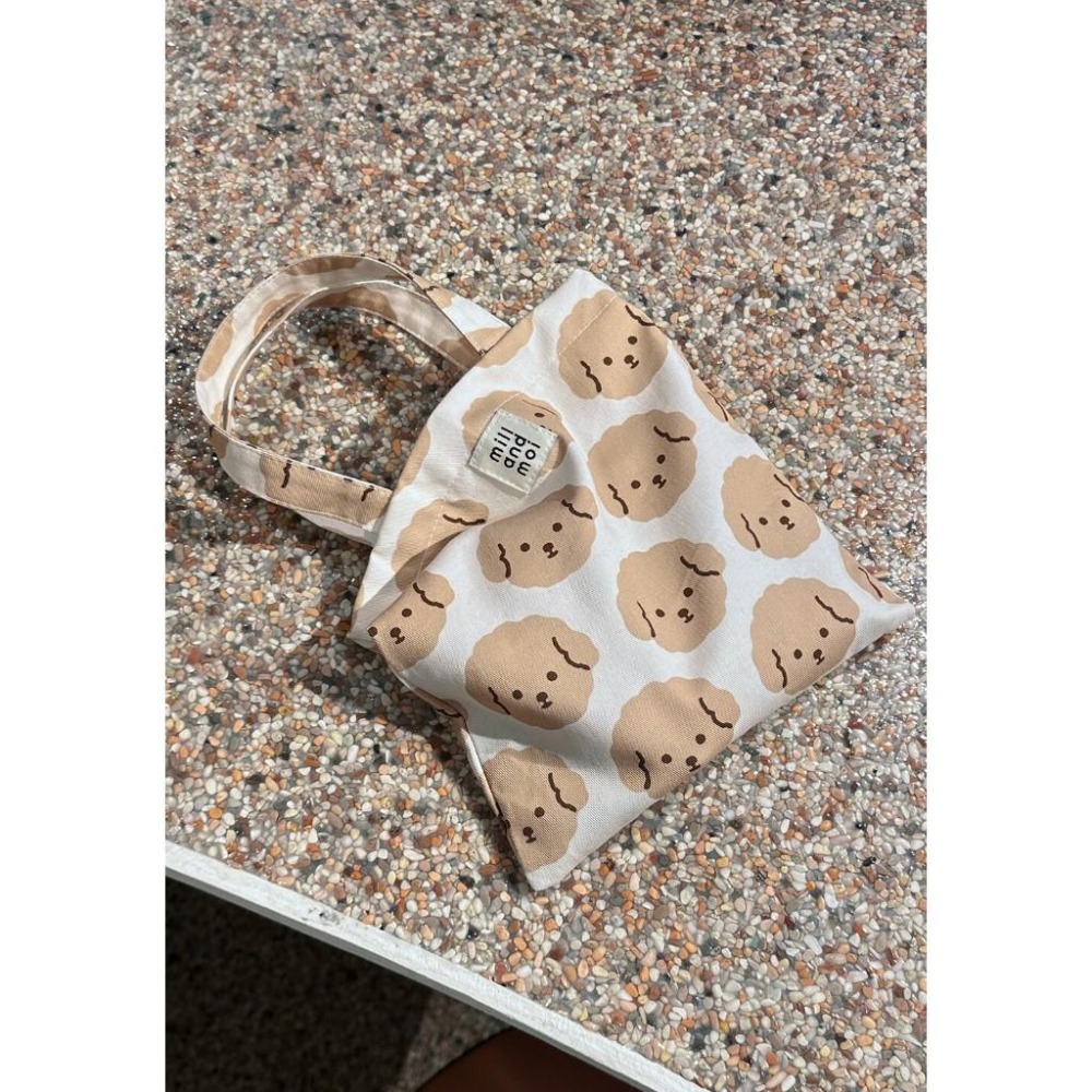 ʜᴀʀᴜᴅᴀɪʟʏ🌙 現貨｜millandmoi 可愛貴賓狗狗迷你托特包 手提袋 日常外出包 袋子-細節圖6