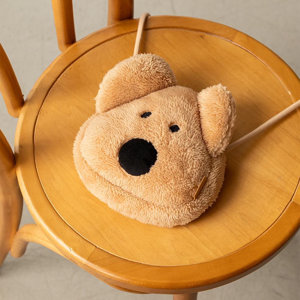 ʜᴀʀᴜᴅᴀɪʟʏ🌙 預購｜Dinotaeng 短尾袋鼠大頭造型毛絨斜背包 Quokka Fluffy Crossbag-細節圖2