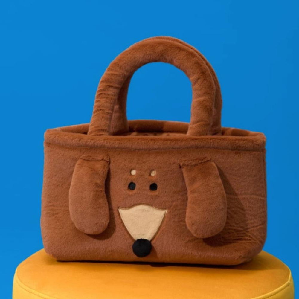 ʜᴀʀᴜᴅᴀɪʟʏ🌙 現貨｜JOGUMAN STUDIOＸLineFriends Woody 造型手提袋 狗狗造型提袋-細節圖2