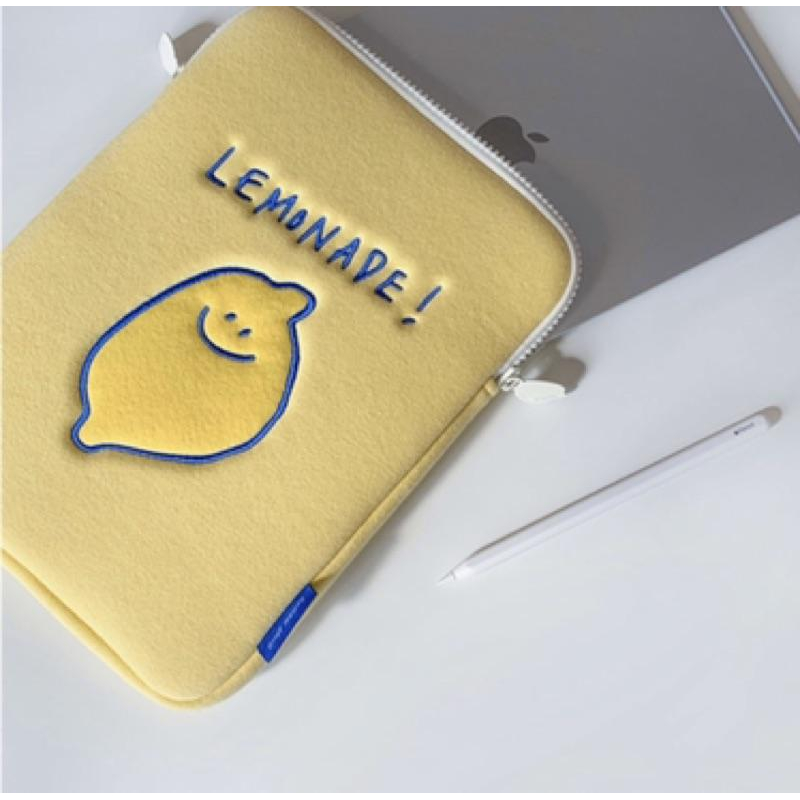 ʜᴀʀᴜᴅᴀɪʟʏ🌙  預購｜ secondmorning lemonade 檸檬電腦包 平板收納包 防撞包-細節圖7
