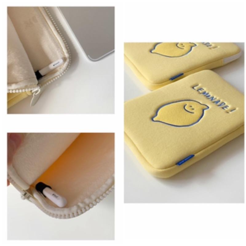 ʜᴀʀᴜᴅᴀɪʟʏ🌙  預購｜ secondmorning lemonade 檸檬電腦包 平板收納包 防撞包-細節圖9