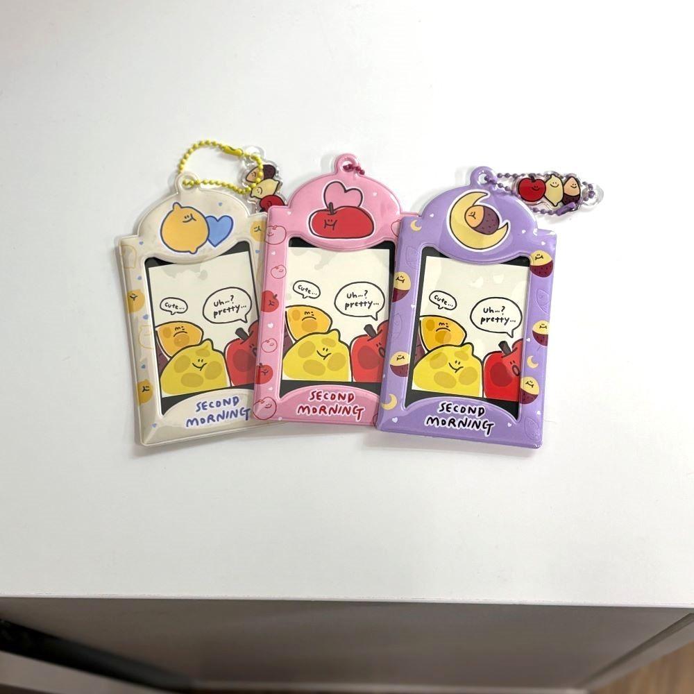 ʜᴀʀᴜᴅᴀɪʟʏ🌙 現貨｜Second Morning 票卡夾 (檸檬款 / 蘋果款 / 地瓜款)-細節圖2