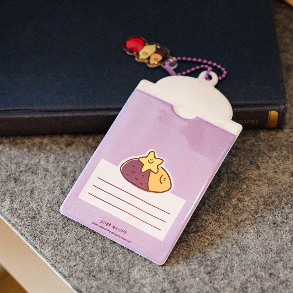 ʜᴀʀᴜᴅᴀɪʟʏ🌙 現貨｜Second Morning 票卡夾 (檸檬款 / 蘋果款 / 地瓜款)-細節圖4