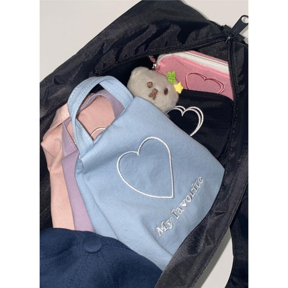 ʜᴀʀᴜᴅᴀɪʟʏ🌙 預購｜MAZZZZY tent pouch 可愛帳篷造型手提袋 粉嫩色系手提包 托特包 外出收納包-細節圖4