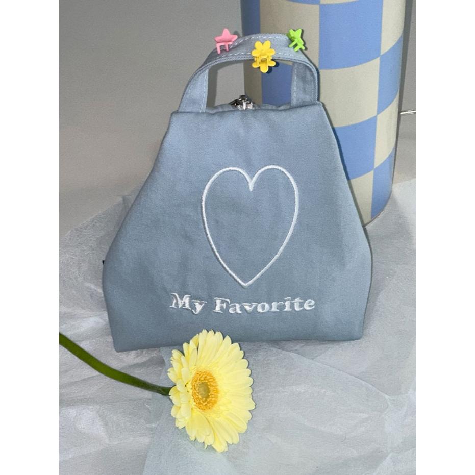 ʜᴀʀᴜᴅᴀɪʟʏ🌙 預購｜MAZZZZY tent pouch 可愛帳篷造型手提袋 粉嫩色系手提包 托特包 外出收納包-細節圖7