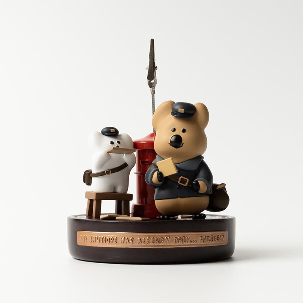 ʜᴀʀᴜᴅᴀɪʟʏ🌙 預購｜Dinotaeng Quokka Bobo 郵差公仔便條夾 造型MEMO夾 造型公仔-細節圖3