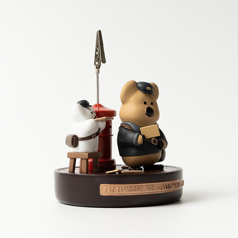 ʜᴀʀᴜᴅᴀɪʟʏ🌙 預購｜Dinotaeng Quokka Bobo 郵差公仔便條夾 造型MEMO夾 造型公仔-細節圖5