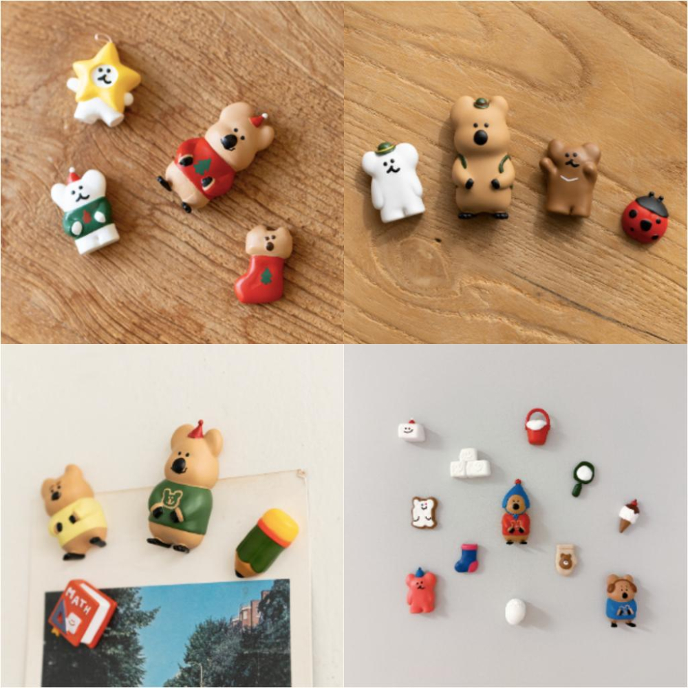ʜᴀʀᴜᴅᴀɪʟʏ🌙 預購｜Dinotaeng Quokka Bobo磁鐵組 冰箱磁鐵組 造型裝飾磁鐵-細節圖4