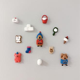 ʜᴀʀᴜᴅᴀɪʟʏ🌙 預購｜Dinotaeng Quokka Bobo磁鐵組 冰箱磁鐵組 造型裝飾磁鐵-細節圖6