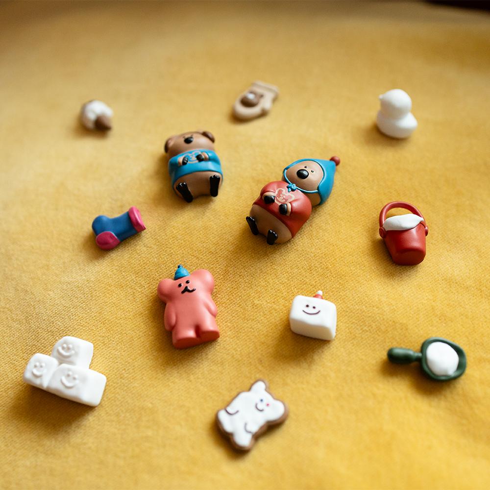 ʜᴀʀᴜᴅᴀɪʟʏ🌙 預購｜Dinotaeng Quokka Bobo磁鐵組 冰箱磁鐵組 造型裝飾磁鐵-細節圖8