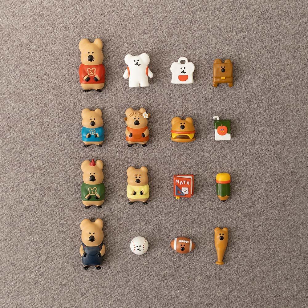 ʜᴀʀᴜᴅᴀɪʟʏ🌙 預購｜Dinotaeng Quokka Bobo磁鐵組 冰箱磁鐵組 造型裝飾磁鐵-細節圖9