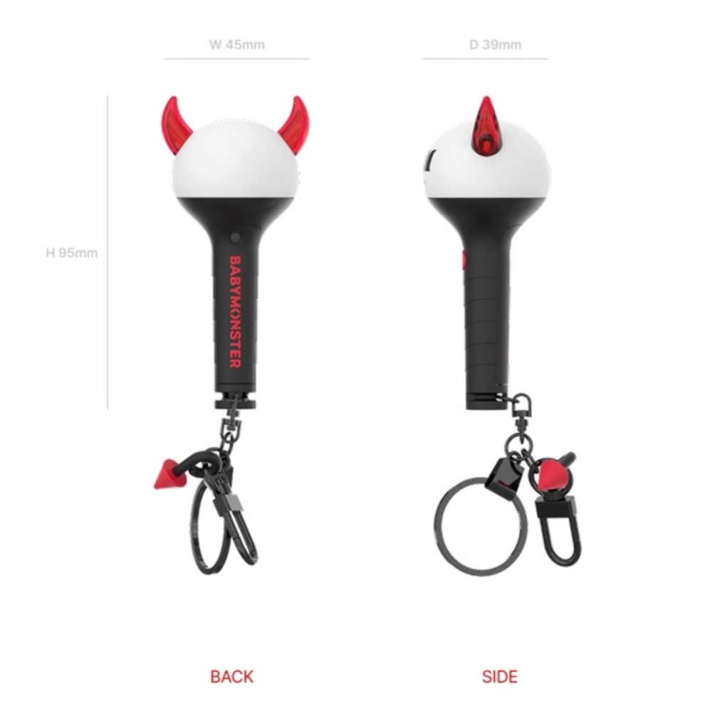 ʜᴀʀᴜᴅᴀɪʟʏ🌙 現貨｜BABYMONSTER 官方手燈吊飾 迷你手燈 寶怪迷你手燈吊飾-細節圖2