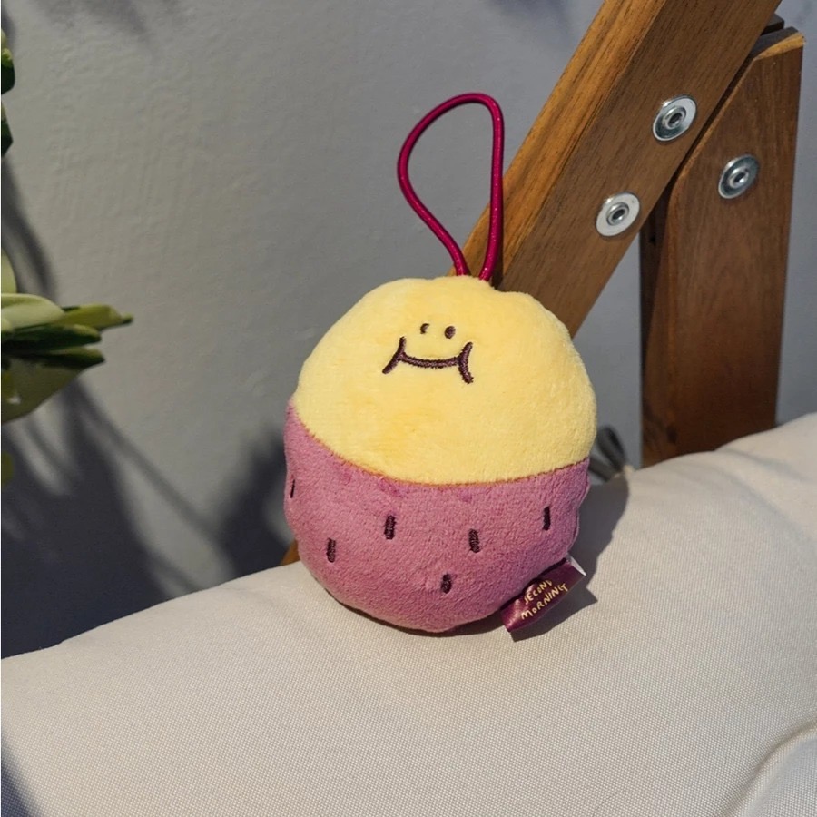 ʜᴀʀᴜᴅᴀɪʟʏ🌙 現貨｜SecondMorning 檸檬 地瓜造型杯套 絨毛杯套 娃娃造型杯套 娃娃吊飾杯套-規格圖8