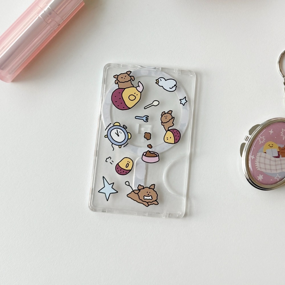 ʜᴀʀᴜᴅᴀɪʟʏ🌙  預購｜SECONDMORNING 全包磁吸手機殼 透明磁吸手機殼 磁吸卡夾 磁吸支架 耳機殼-規格圖11