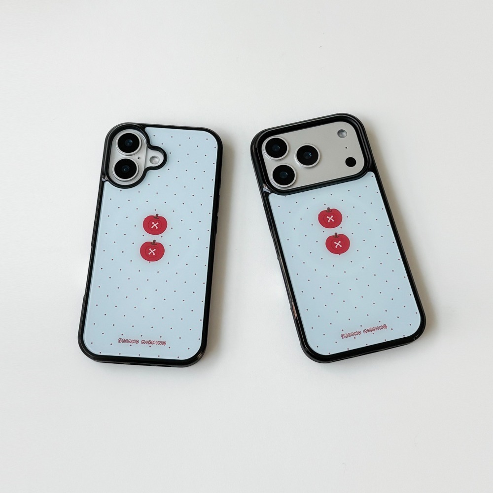 黑框磁吸全包🍋‍🟩蘋果扣子