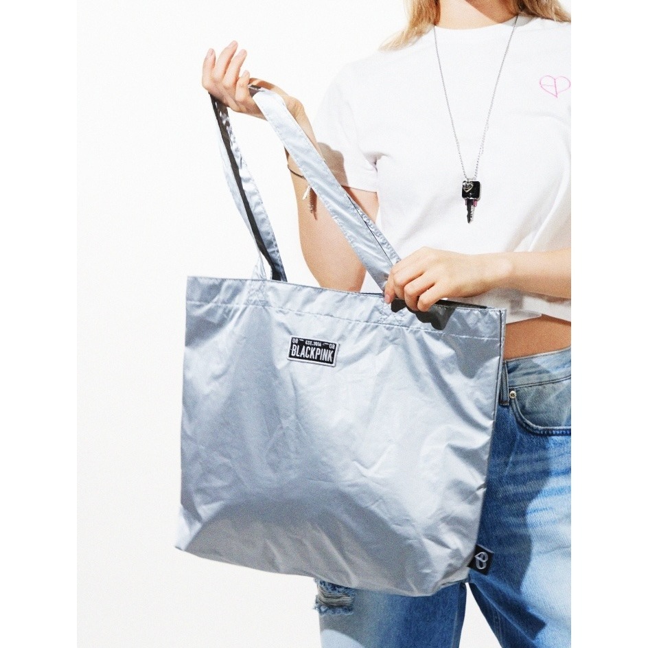 ʜᴀʀᴜᴅᴀɪʟʏ🌙 現貨｜BLACKPINK [BPPOPUP] TOTE BAG 尼龍托特包 側背包-細節圖3