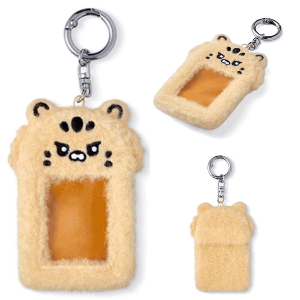 ʜᴀʀᴜᴅᴀɪʟʏ🌙  現貨｜LE SSERAFIM 毛絨證件照卡套 證件照卡套 卡套吊飾-規格圖2