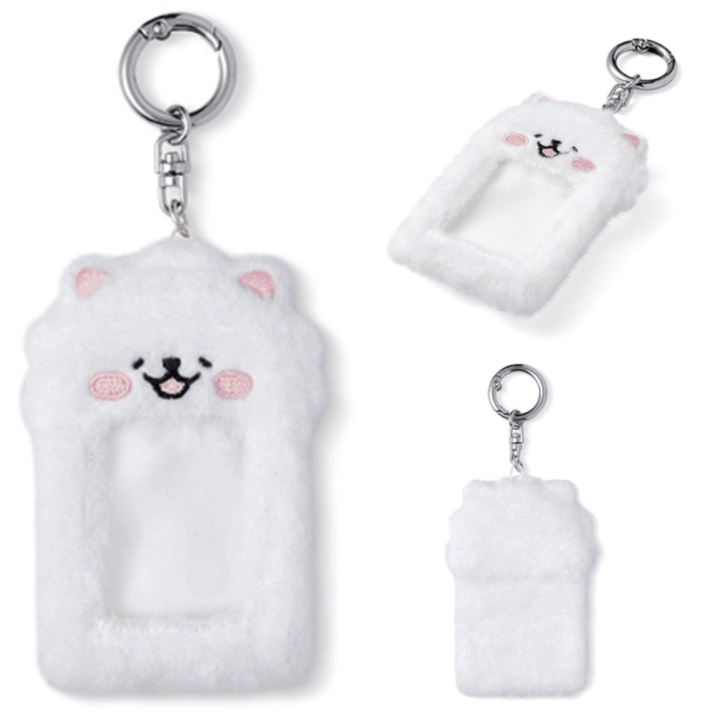 ʜᴀʀᴜᴅᴀɪʟʏ🌙  現貨｜LE SSERAFIM 毛絨證件照卡套 證件照卡套 卡套吊飾-規格圖2