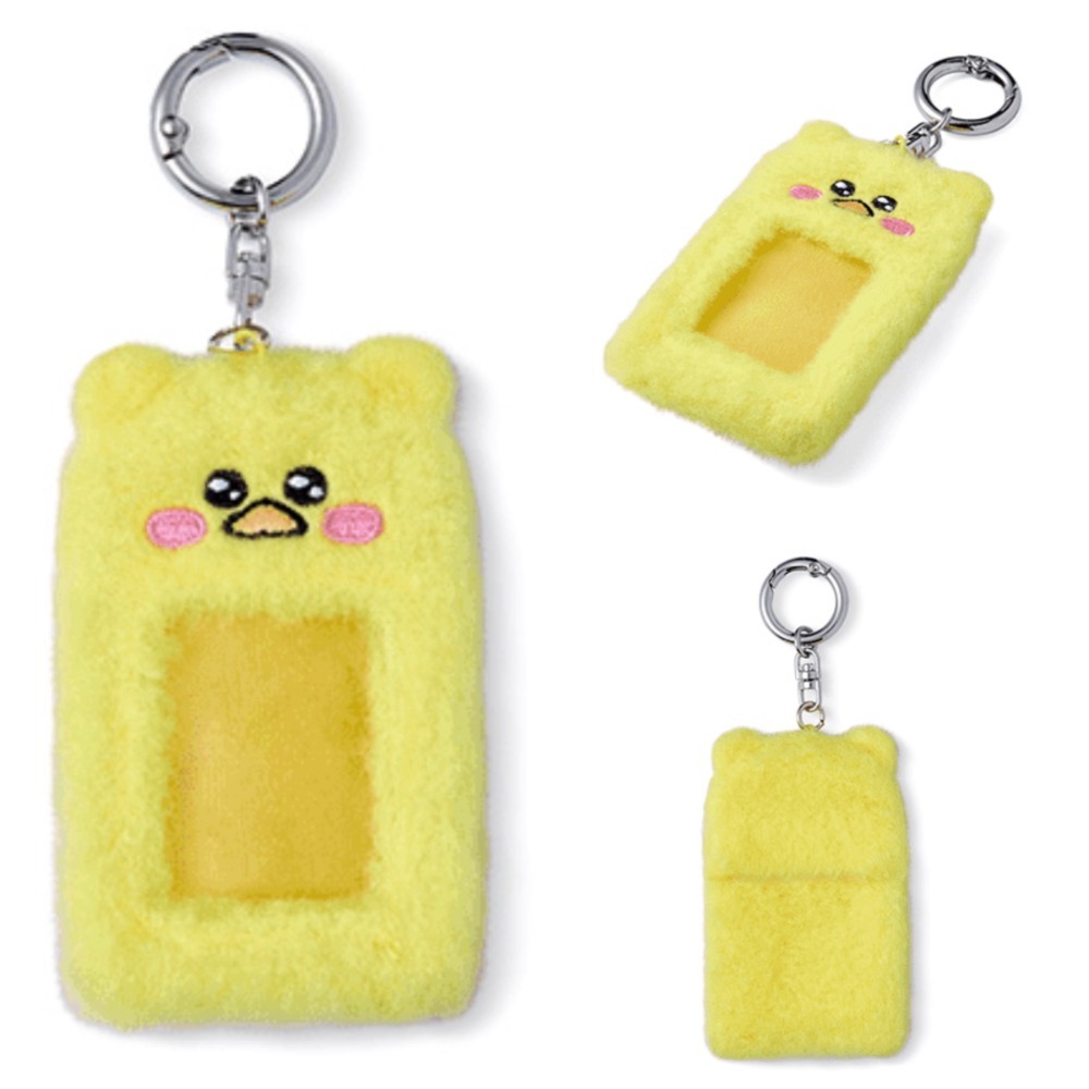 ʜᴀʀᴜᴅᴀɪʟʏ🌙  現貨｜LE SSERAFIM 毛絨證件照卡套 證件照卡套 卡套吊飾-規格圖2