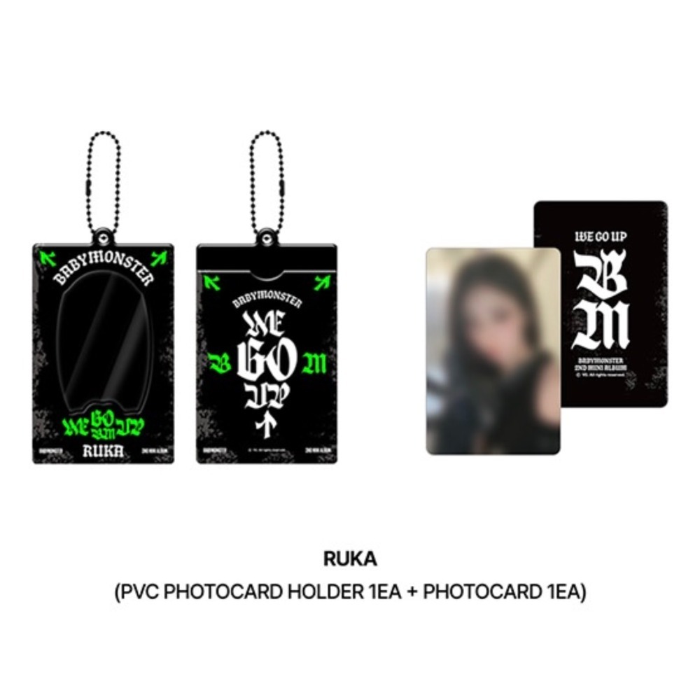 ʜᴀʀᴜᴅᴀɪʟʏ🌙  預購｜BABYMONSTER PVC PHOTOCARD HOLDER 小卡卡套 造型卡套-規格圖1