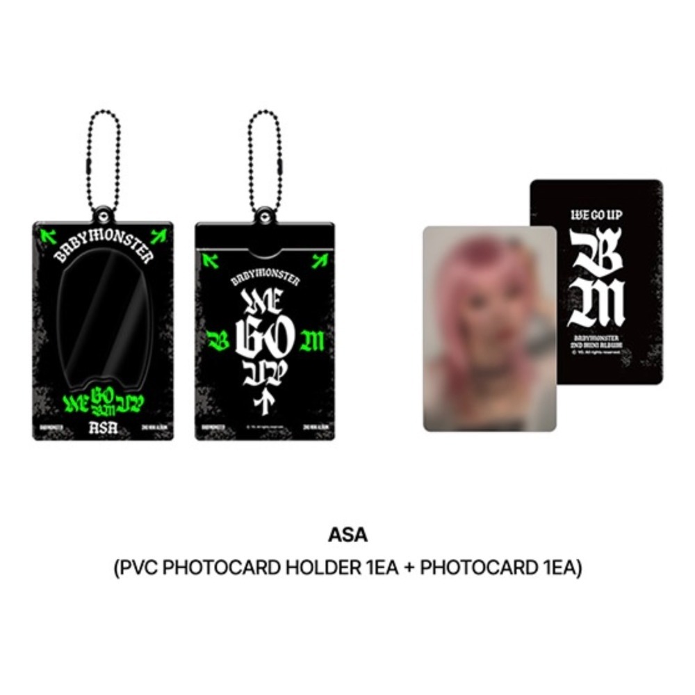 ʜᴀʀᴜᴅᴀɪʟʏ🌙  預購｜BABYMONSTER PVC PHOTOCARD HOLDER 小卡卡套 造型卡套-規格圖1