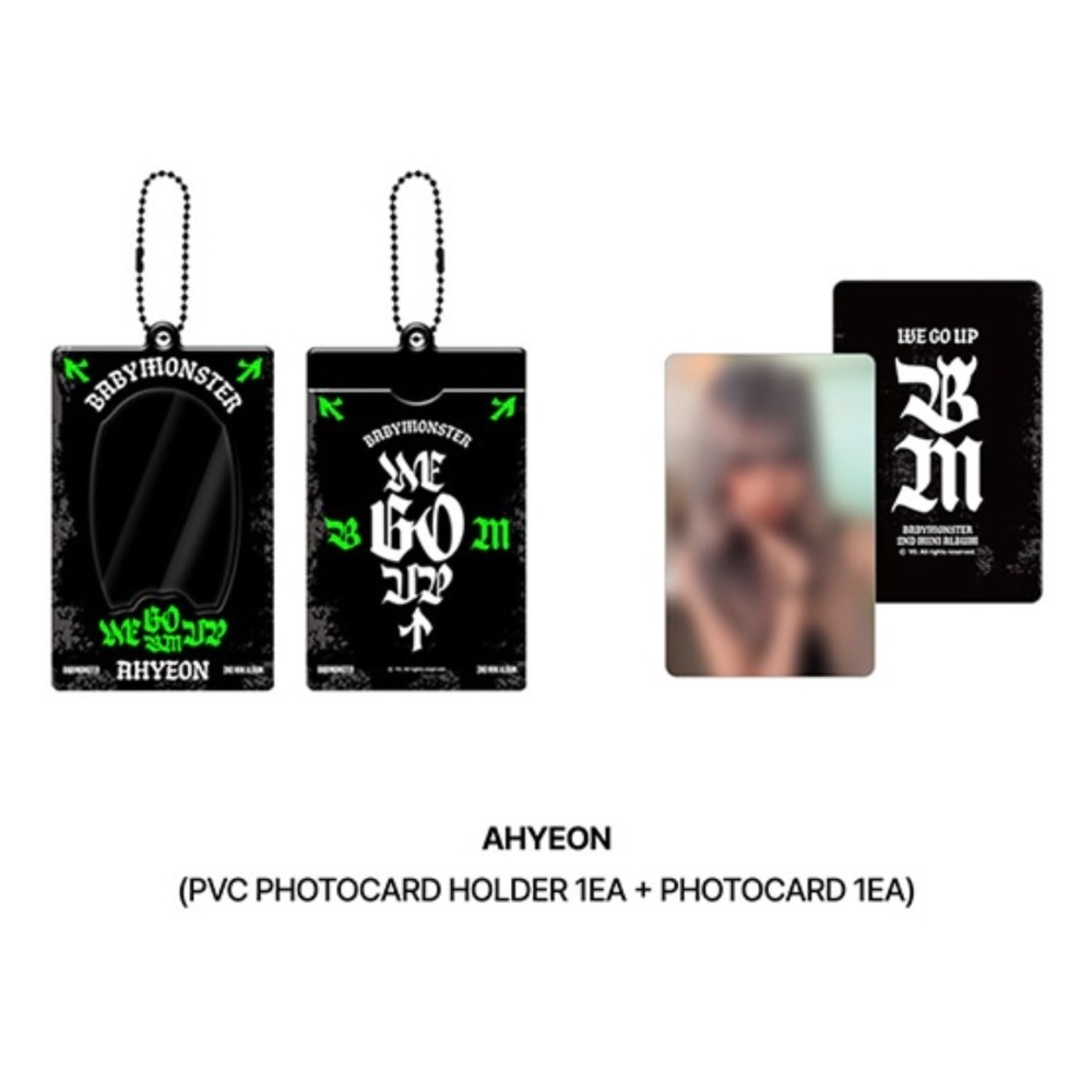 ʜᴀʀᴜᴅᴀɪʟʏ🌙  預購｜BABYMONSTER PVC PHOTOCARD HOLDER 小卡卡套 造型卡套-規格圖1