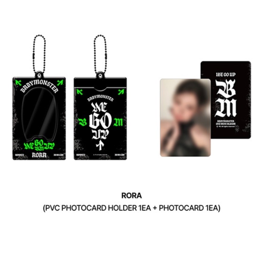 ʜᴀʀᴜᴅᴀɪʟʏ🌙  預購｜BABYMONSTER PVC PHOTOCARD HOLDER 小卡卡套 造型卡套-規格圖1