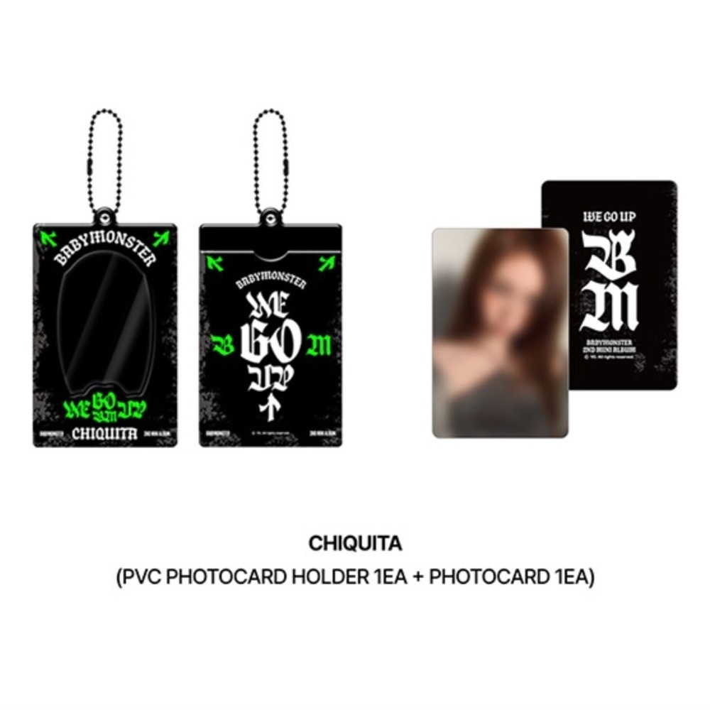 ʜᴀʀᴜᴅᴀɪʟʏ🌙  預購｜BABYMONSTER PVC PHOTOCARD HOLDER 小卡卡套 造型卡套-規格圖1