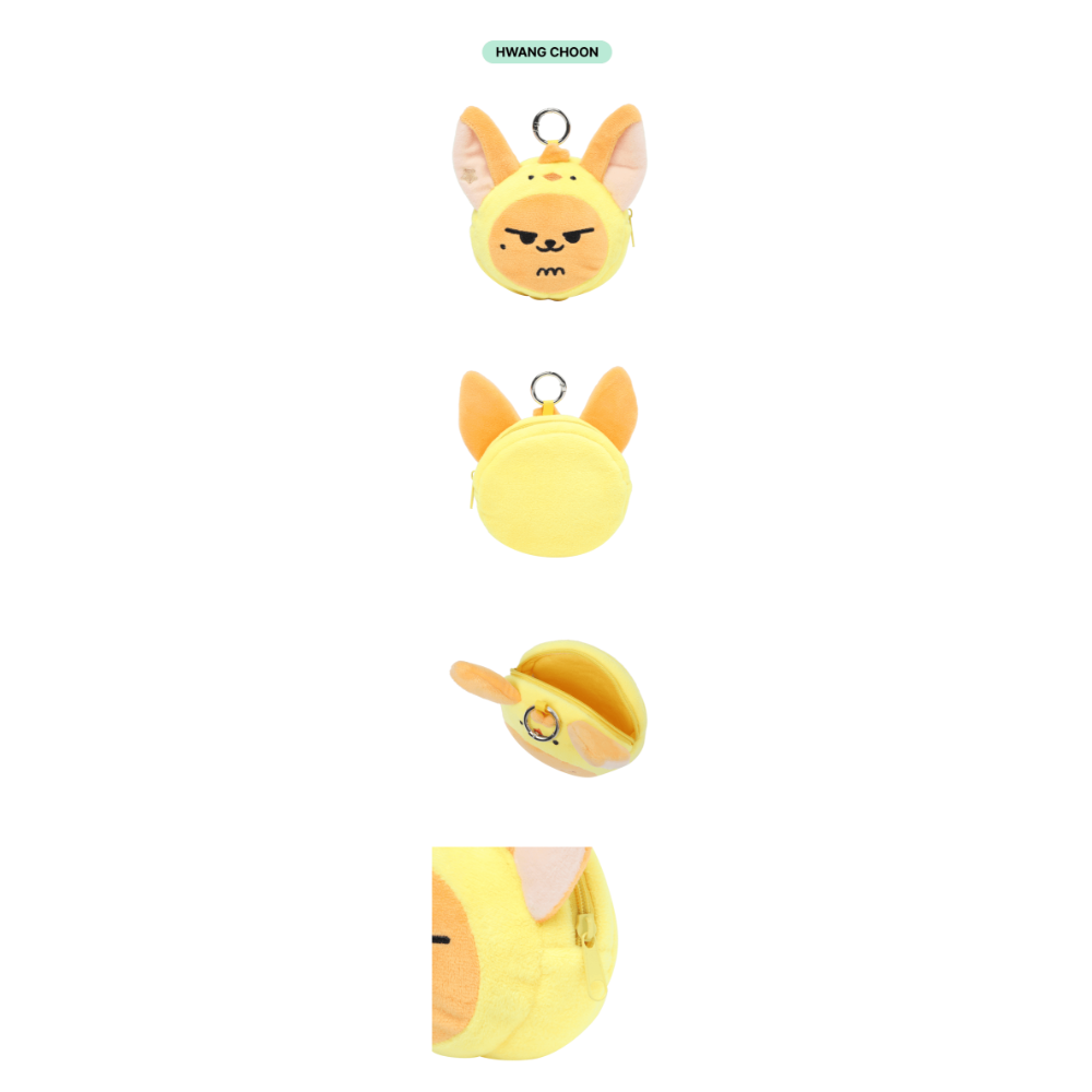 ʜᴀʀᴜᴅᴀɪʟʏ🌙  預購｜TOMORROW X TOGETHER COIN POUCH 角巴兔造型零錢包 零錢包-規格圖1