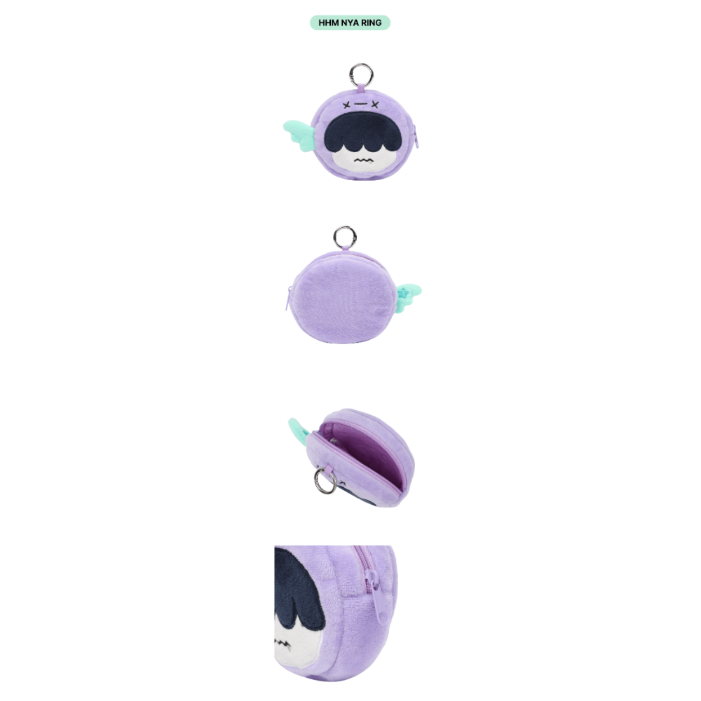 ʜᴀʀᴜᴅᴀɪʟʏ🌙  預購｜TOMORROW X TOGETHER COIN POUCH 角巴兔造型零錢包 零錢包-規格圖1