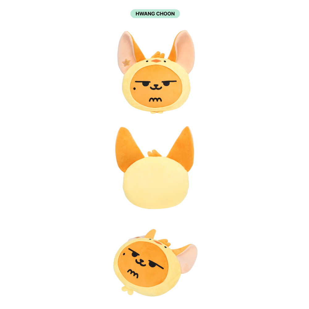 ʜᴀʀᴜᴅᴀɪʟʏ🌙  預購｜TOMORROW X TOGETHER FACE CUSHION 角巴兔抱枕 造型抱枕-規格圖1