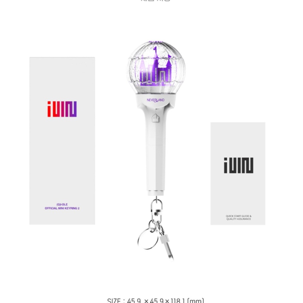 ʜᴀʀᴜᴅᴀɪʟʏ🌙  預購｜i-dle 官方應援手燈吊飾 迷你手燈吊飾-細節圖4