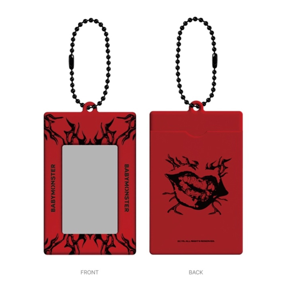 ʜᴀʀᴜᴅᴀɪʟʏ🌙 預購｜BABYMONSTER [PSYCHO] PVC 小卡卡套 卡套吊飾-細節圖3