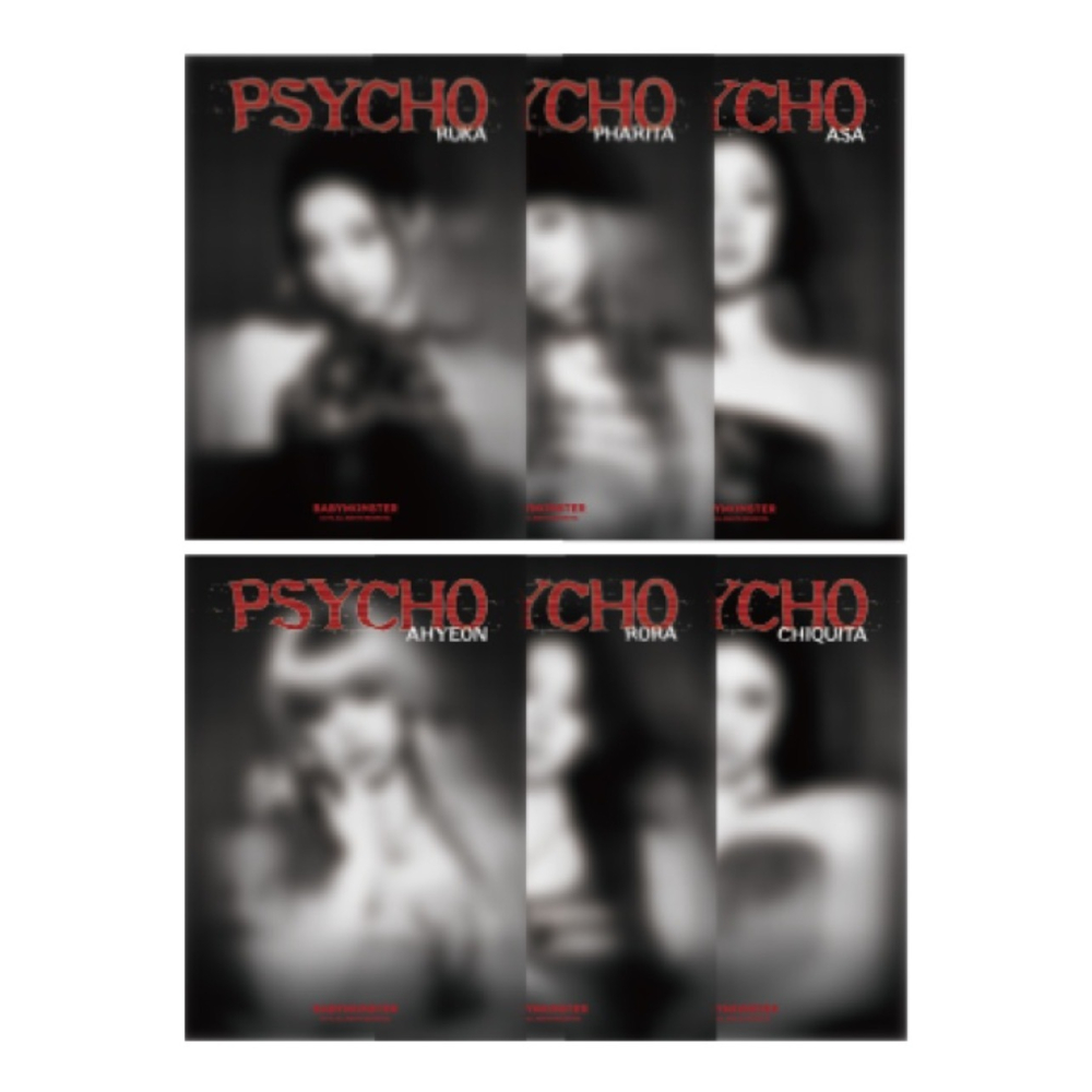 ʜᴀʀᴜᴅᴀɪʟʏ🌙 預購｜BABYMONSTER [PSYCHO] 迷你海報貼紙組-細節圖2