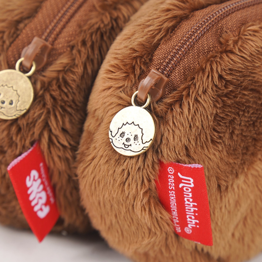 ʜᴀʀᴜᴅᴀɪʟʏ🌙  預購｜MONCHHICHI 蒙奇奇大頭收納包吊飾 隨身收納包吊飾 耳機收納包 小物收納-細節圖3