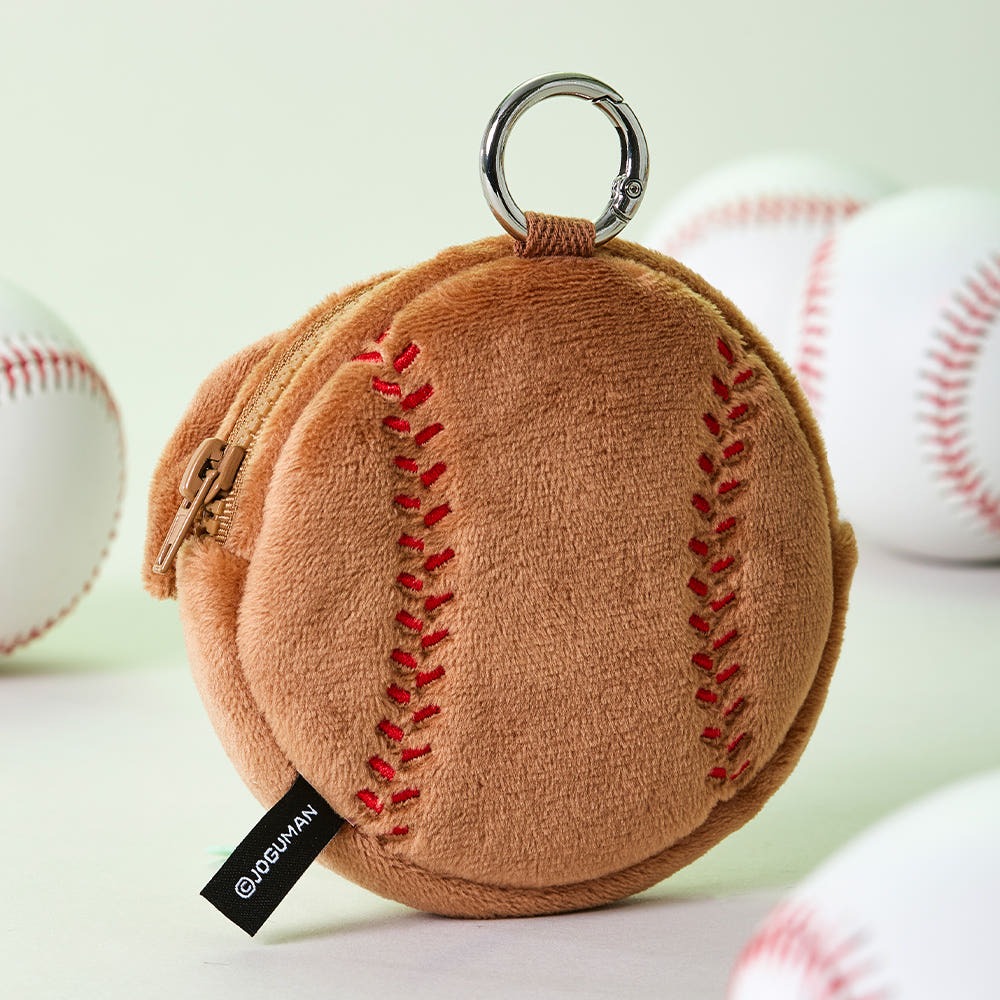 ʜᴀʀᴜᴅᴀɪʟʏ🌙  預購｜JOGUMAN STUDIO 棒球WOODY零錢包 隨身小物收納包-細節圖6