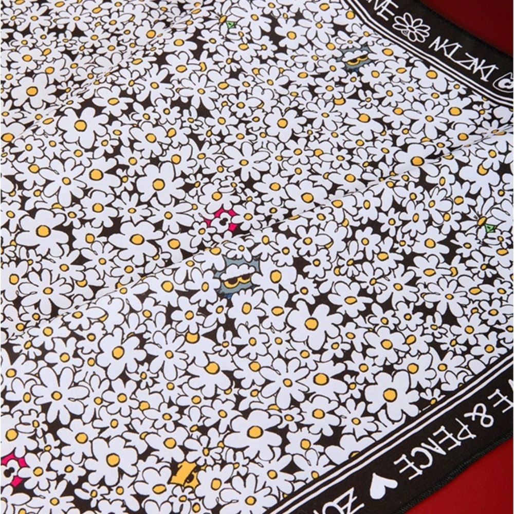 ʜᴀʀᴜᴅᴀɪʟʏ🌙  現貨供應｜ [ ZOAFUL WINTER ] G-dragon  SCARF 滿版印花絲巾-細節圖3