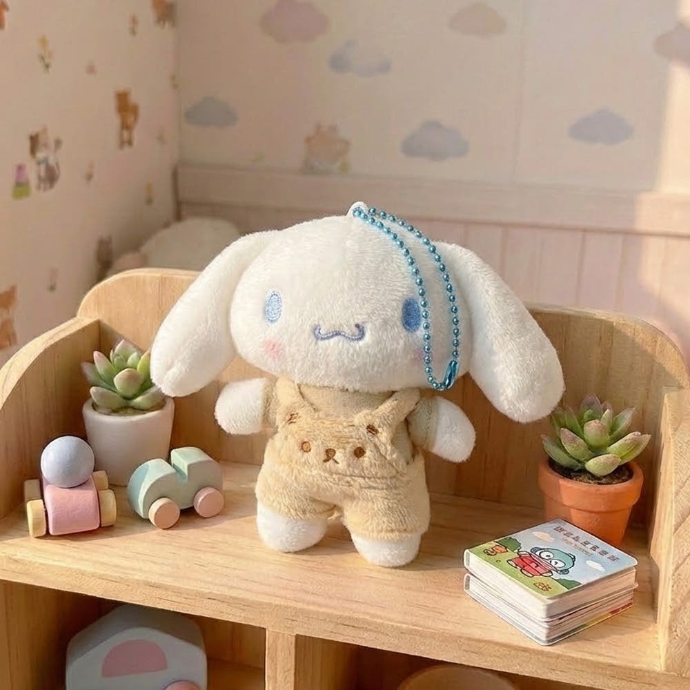 ʜᴀʀᴜᴅᴀɪʟʏ🌙  預購｜Sanrio Doll Keyring 三麗鷗 吊帶褲造型娃娃吊飾  吊帶褲娃娃鑰匙圈-規格圖7