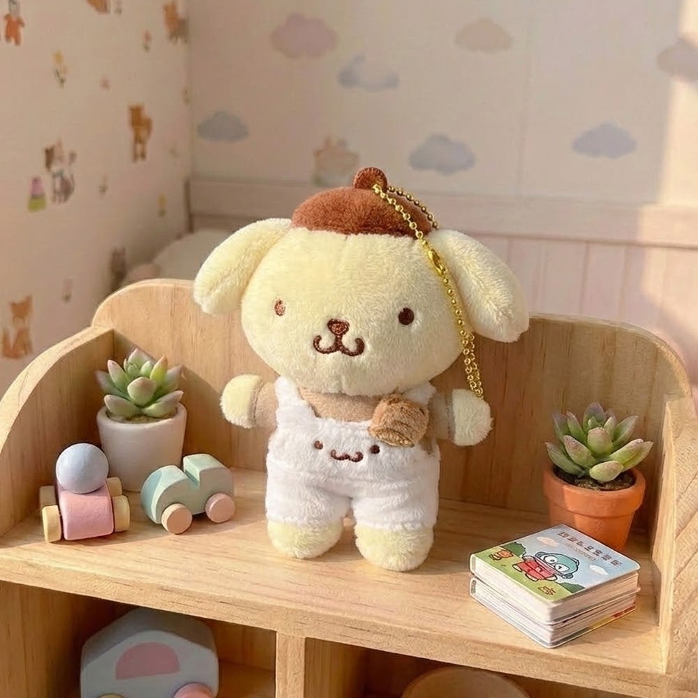 ʜᴀʀᴜᴅᴀɪʟʏ🌙  預購｜Sanrio Doll Keyring 三麗鷗 吊帶褲造型娃娃吊飾  吊帶褲娃娃鑰匙圈-規格圖7