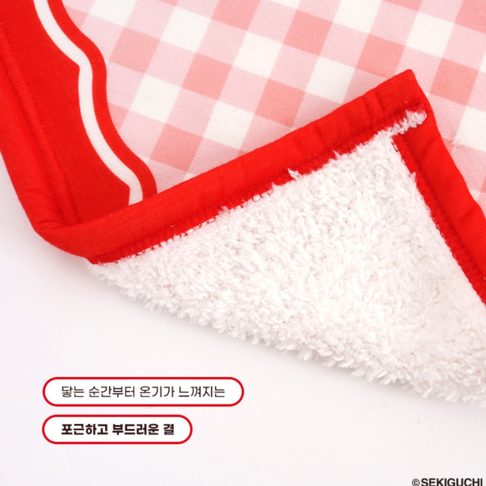 ʜᴀʀᴜᴅᴀɪʟʏ🌙  預購｜MONCHHICHI Sweet Heart 毛毯 懶人毯 小毯子 沙發毯-細節圖2