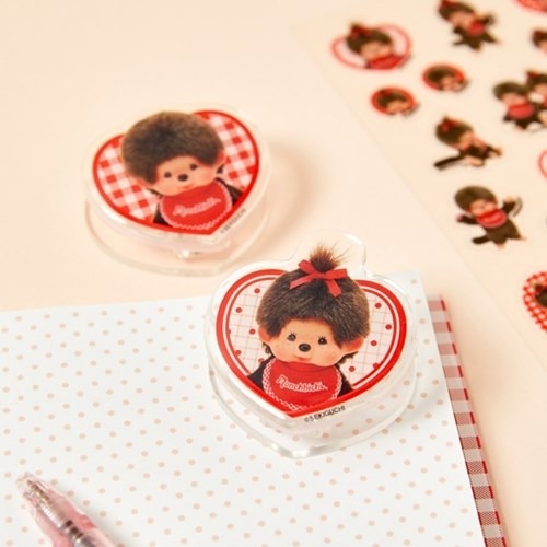 ʜᴀʀᴜᴅᴀɪʟʏ🌙  預購｜Monchhichi 蒙奇奇造型磁鐵夾 壓克力磁鐵夾 壓克力磁鐵彈簧夾-細節圖2