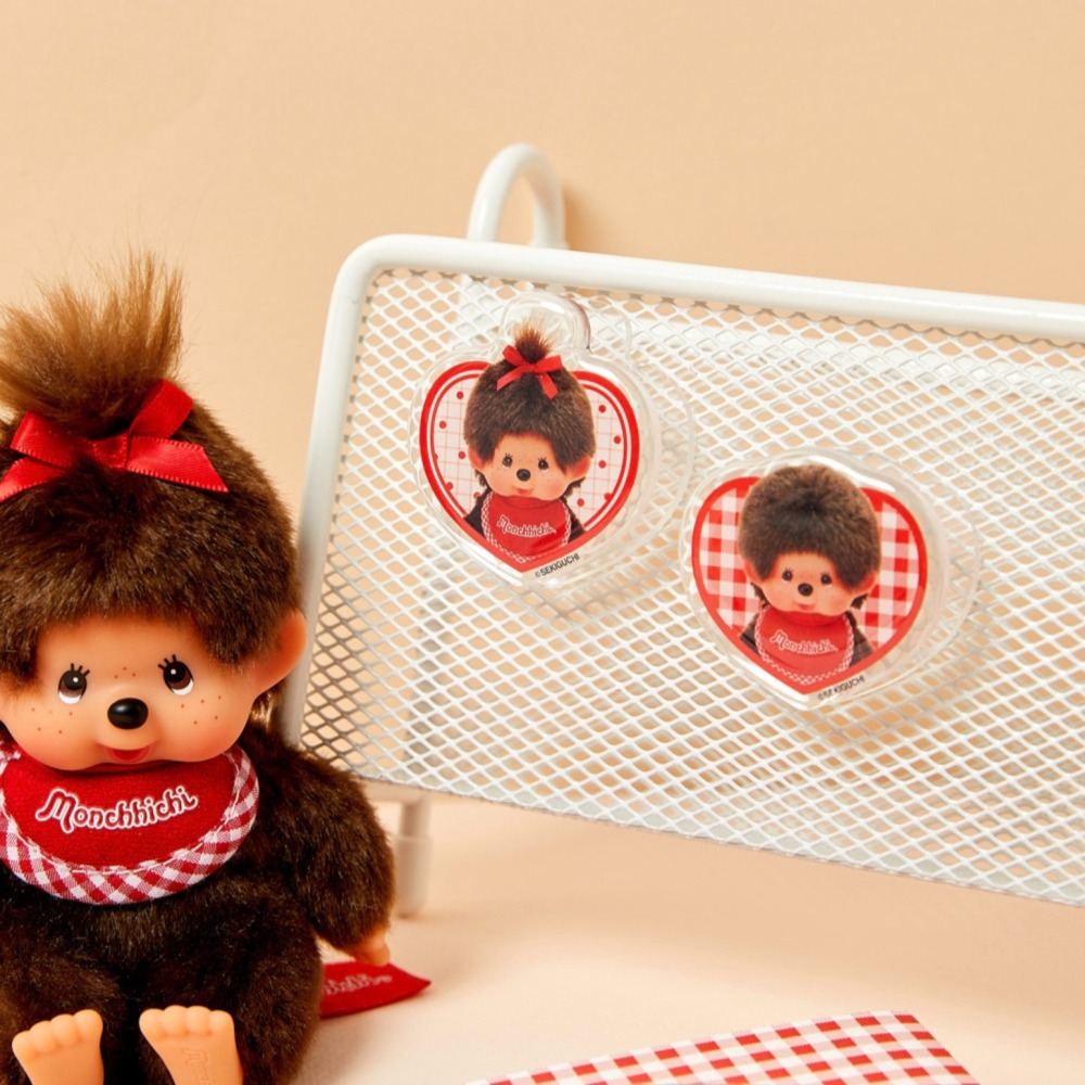 ʜᴀʀᴜᴅᴀɪʟʏ🌙  預購｜Monchhichi 蒙奇奇造型磁鐵夾 壓克力磁鐵夾 壓克力磁鐵彈簧夾-細節圖7