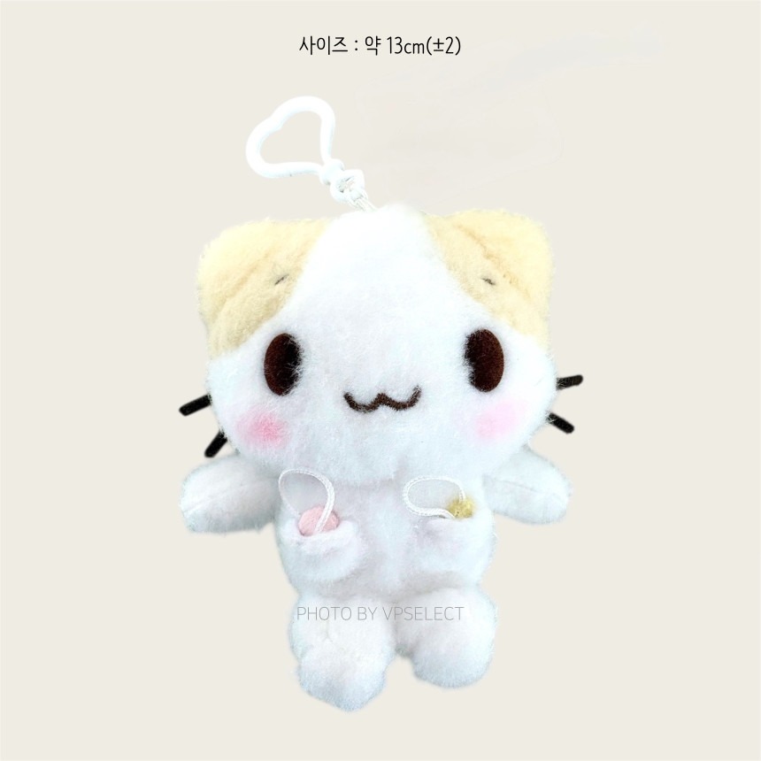 ʜᴀʀᴜᴅᴀɪʟʏ🌙  預購｜Sanrio 三麗鷗 棉花糖貓娃娃吊飾 造型吊飾-細節圖5